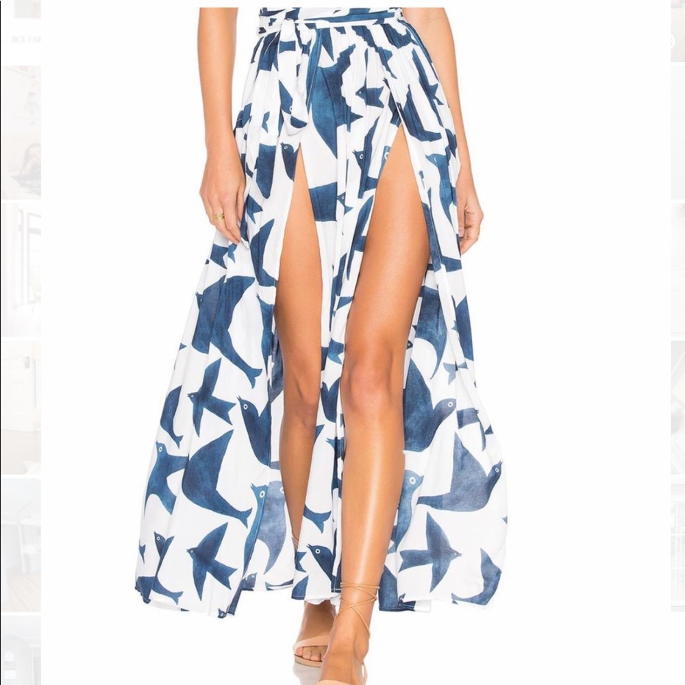 Mara Hoffman slit front skirt